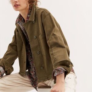 Anthropologie X Sanctuary Army Green Utility Jacket, Size S